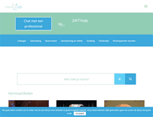 Tablet Screenshot of mamazijn.nl